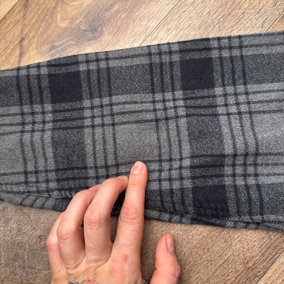 The North Face Arroyo Flannel Shirt Men's Medium‎ Gray Plaid Long Sleeve 6152 - Picture 5 of 14